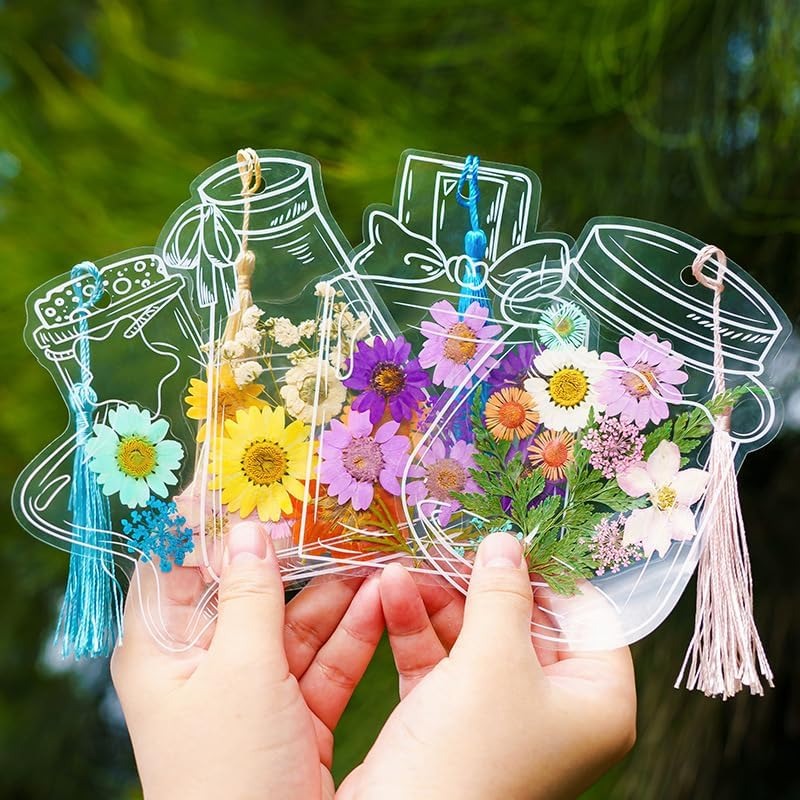 Blomster Bokmerke | 40 Stykker