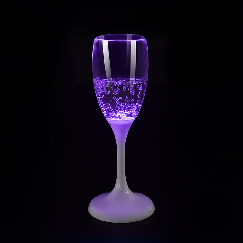LED Champagneglass