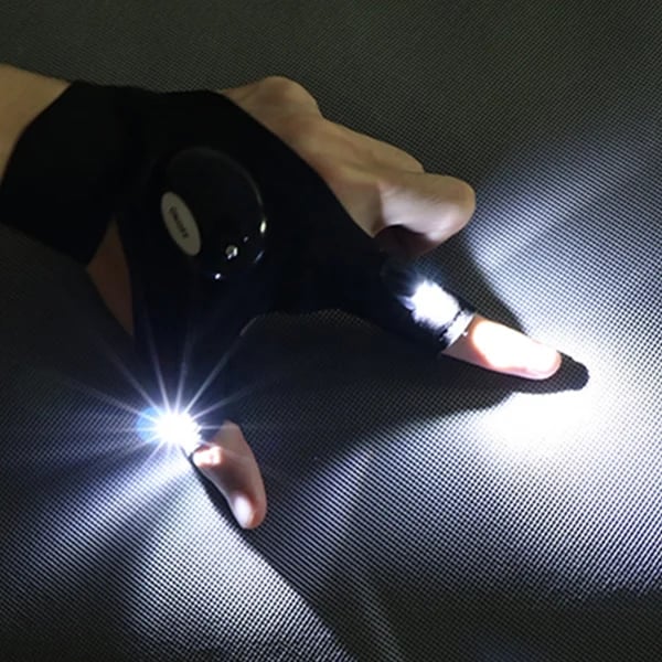 LED-lommelykt hansker