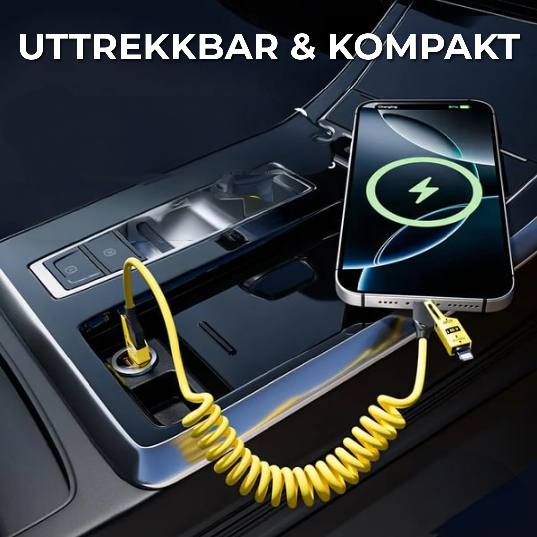 4-i-1 Uttrekkbar Lader | 150 cm