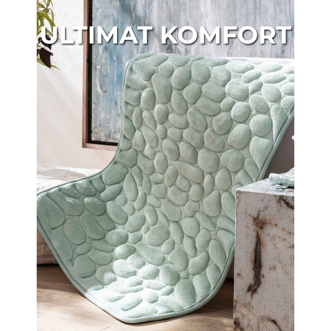 Luksuriøs Pebble Baderomsmatte
