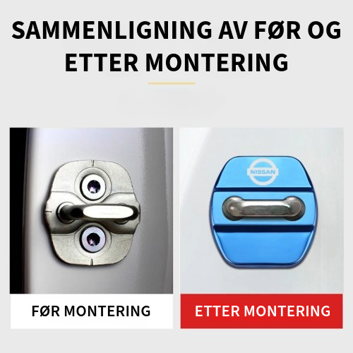Luksuriøse Dørbeskyttelsesputer for Bil | 4 Deler
