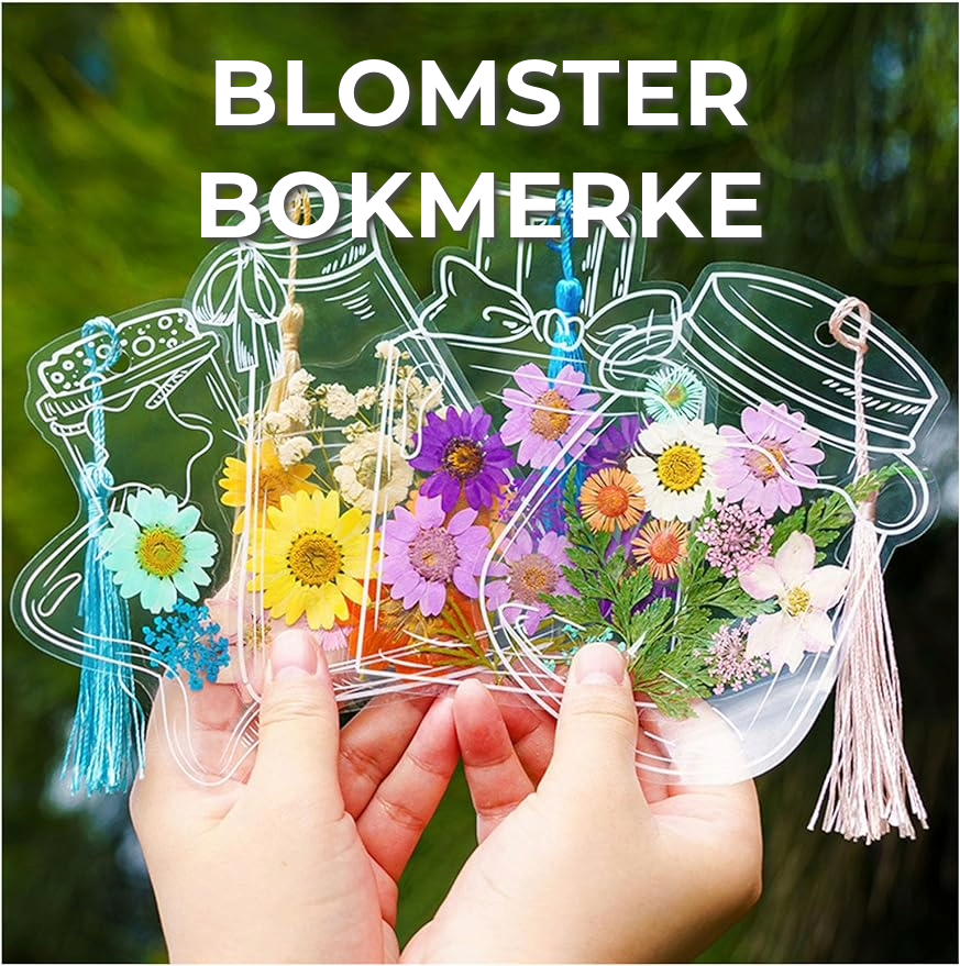 Blomster Bokmerke | 40 Stykker