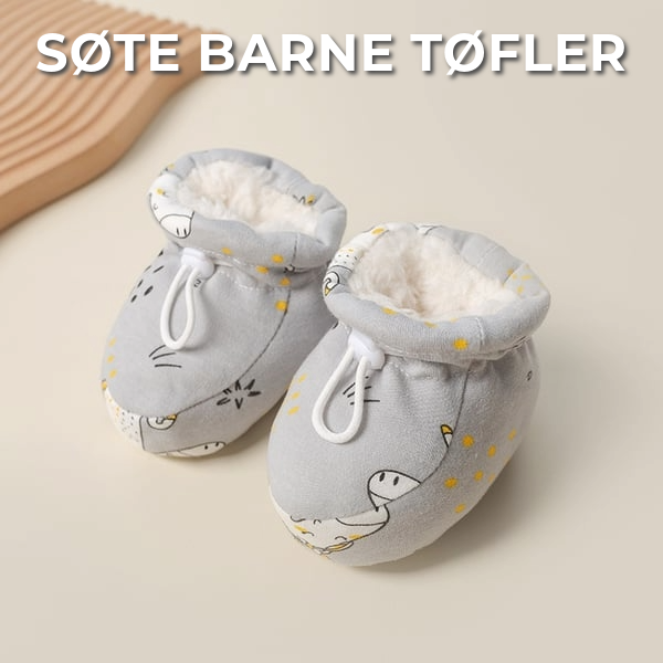 Søte barne tøfler