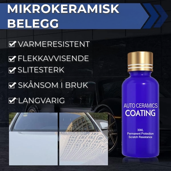 Mikrokeramisk Belegg | 30 ml + Svamp
