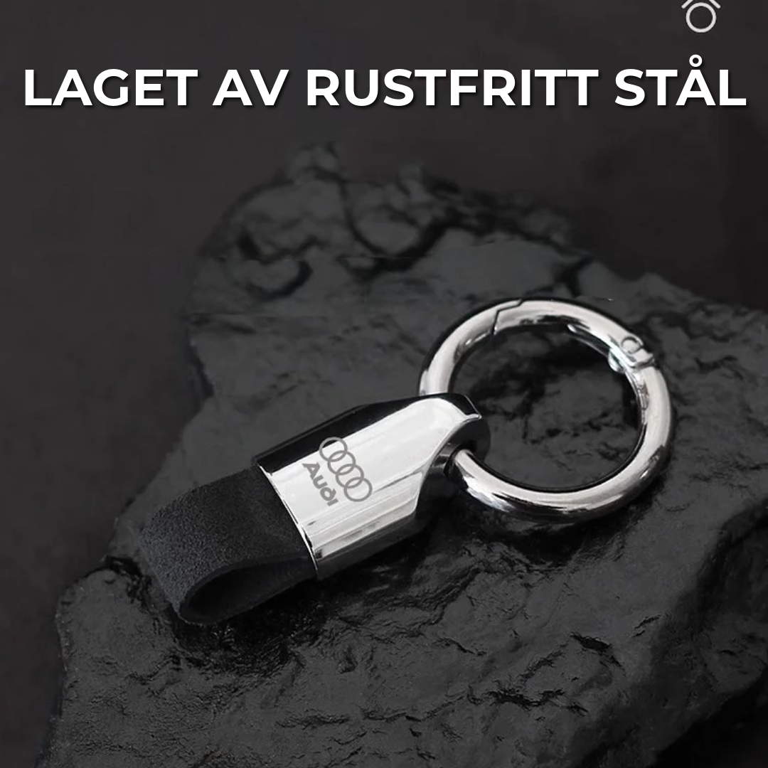 Luksus lær bilnøkkelring