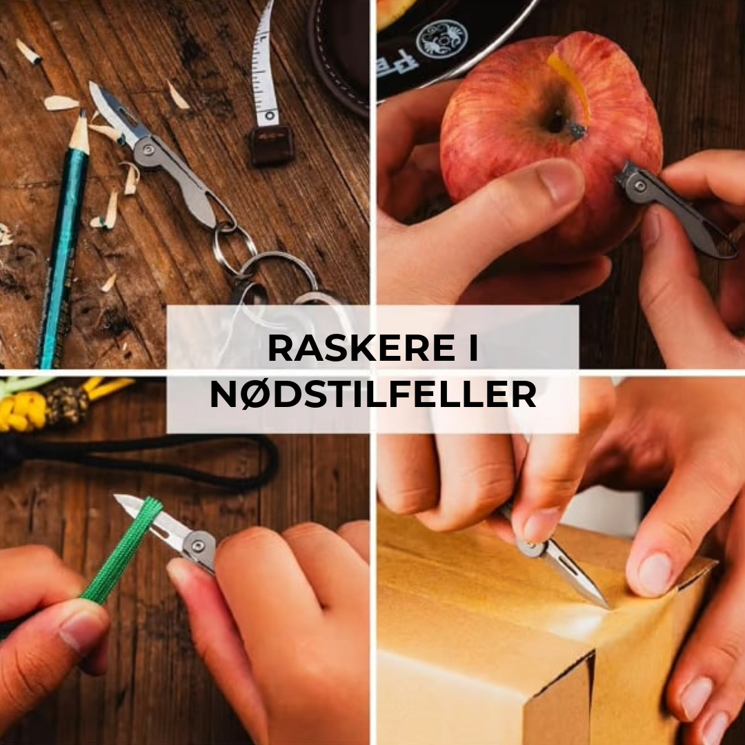 Mini nøkkelring lommekniv