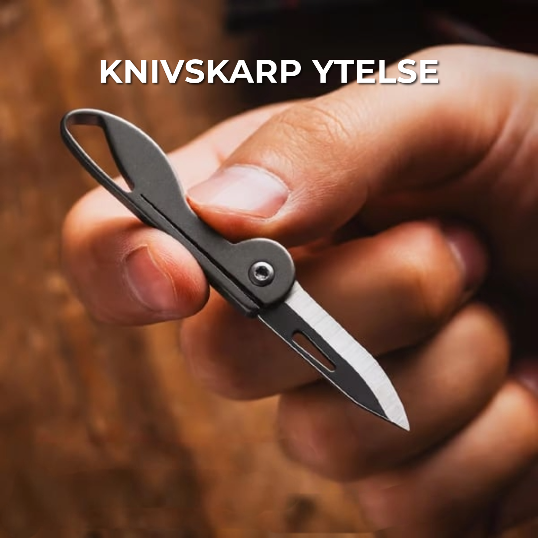 Mini nøkkelring lommekniv