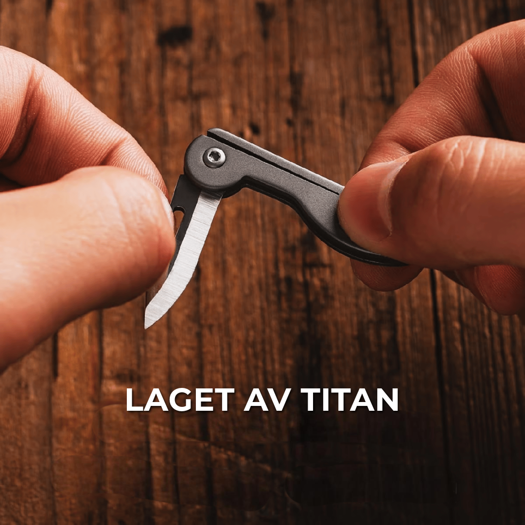 Mini nøkkelring lommekniv