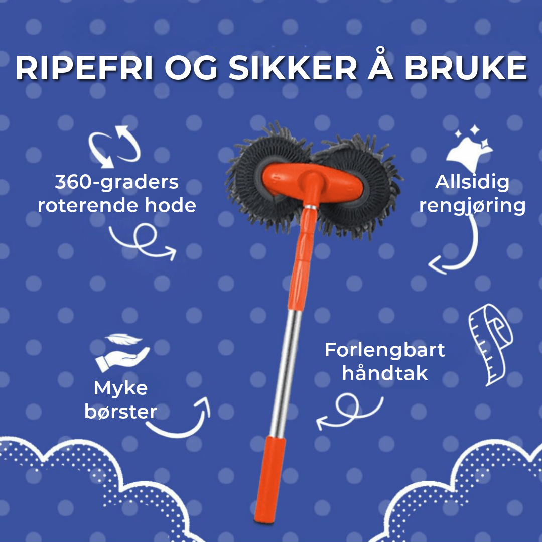 Mikrofiber bilbørste