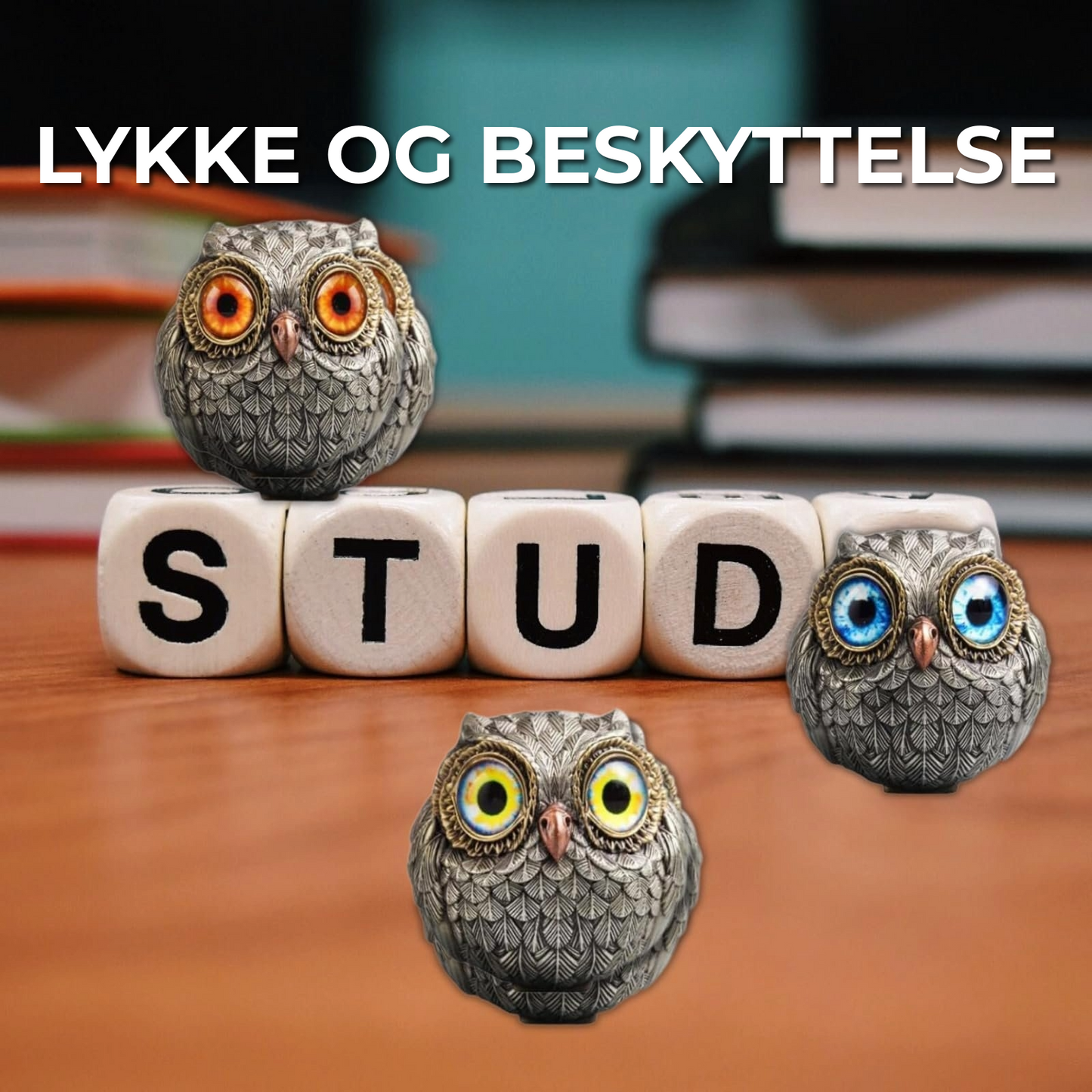 Lykkebringer Ugle | 3 cm x 3 cm