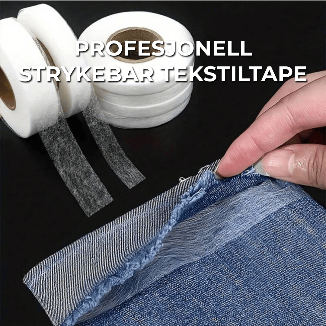 Profesjonell strykbar tekstiltape