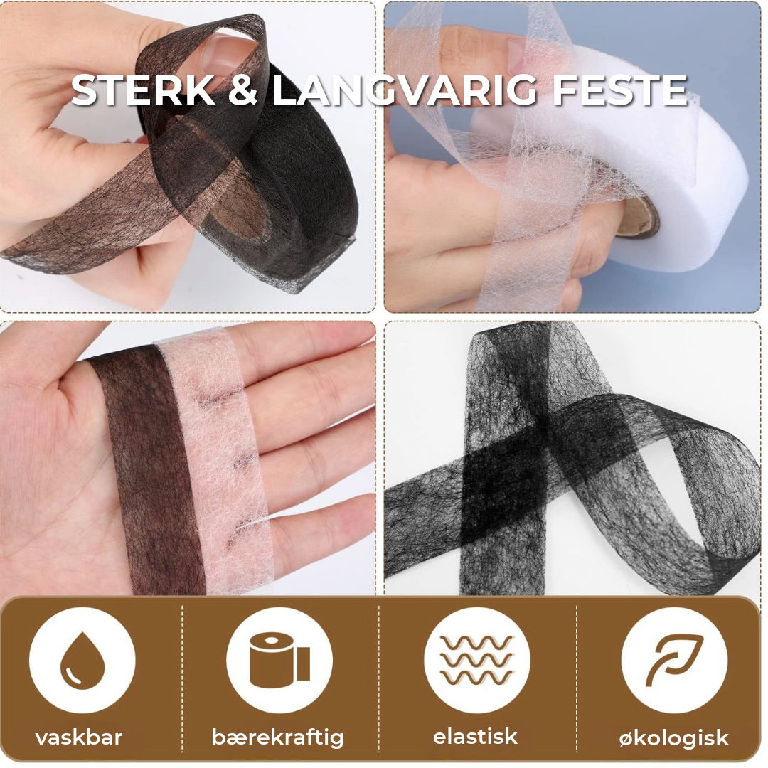 Profesjonell strykbar tekstiltape