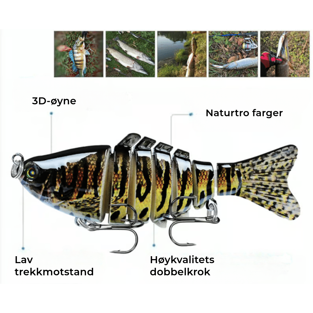 Profesjonelt naturtro agn