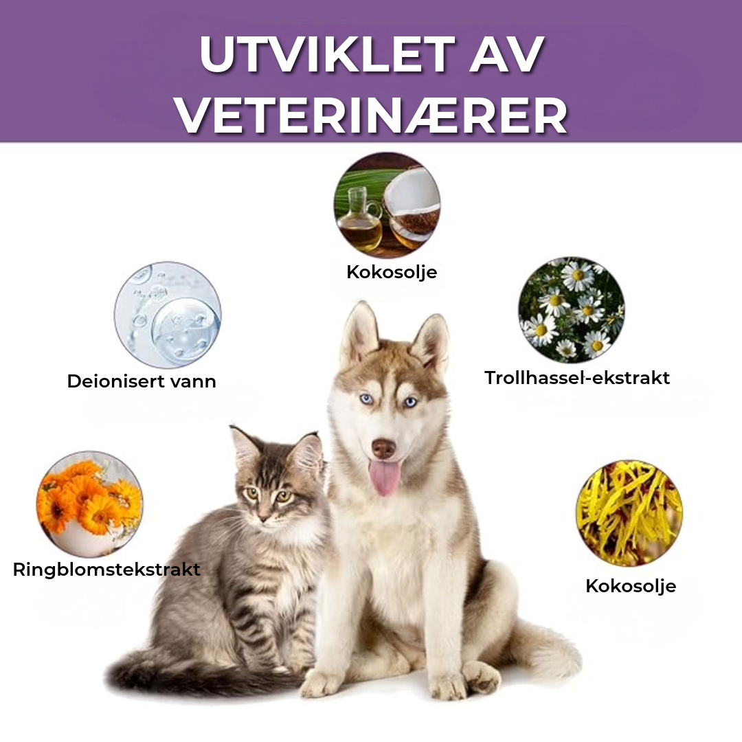 Dyptrensende ørerens for kjæledyr