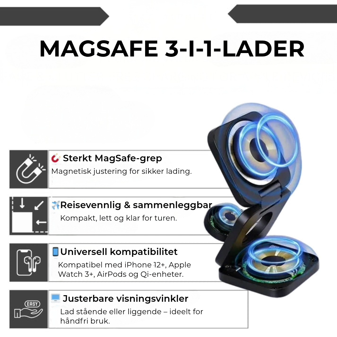 MagSafe 3-i-1-lader