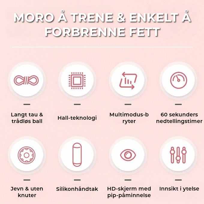 Multifunksjonelt 2-i-1 Hoppetau