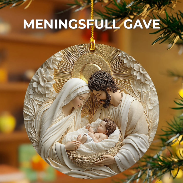 Hellige Familie Juleornament
