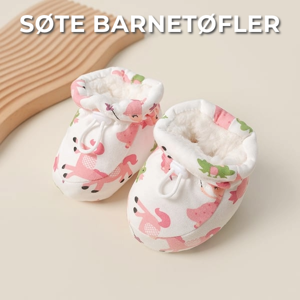 Søte barne tøfler