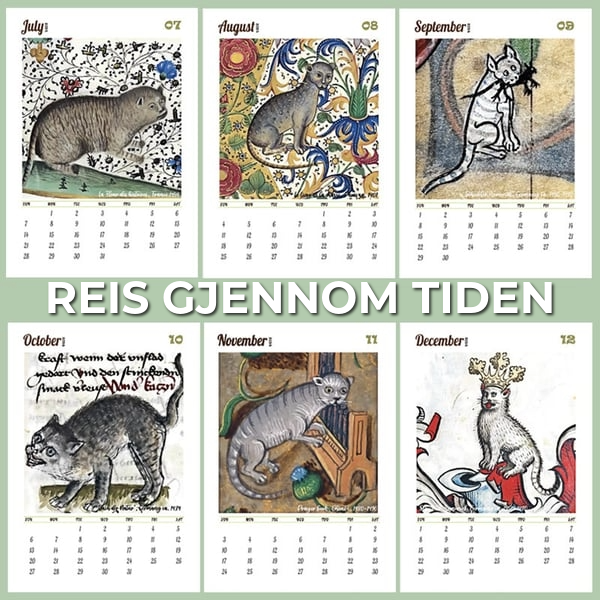 Middelaldersk Kattekalender 2025