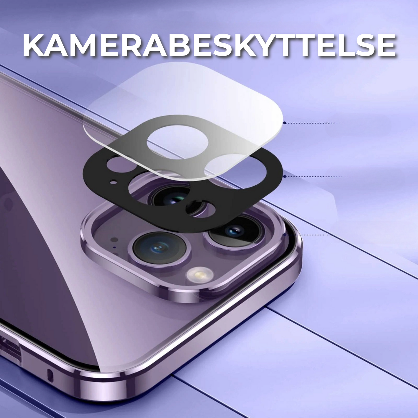 Luksus Mobildeksel + Personverns Skjermbeskytter