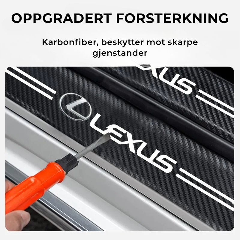 Karbon dørlist klistremerker