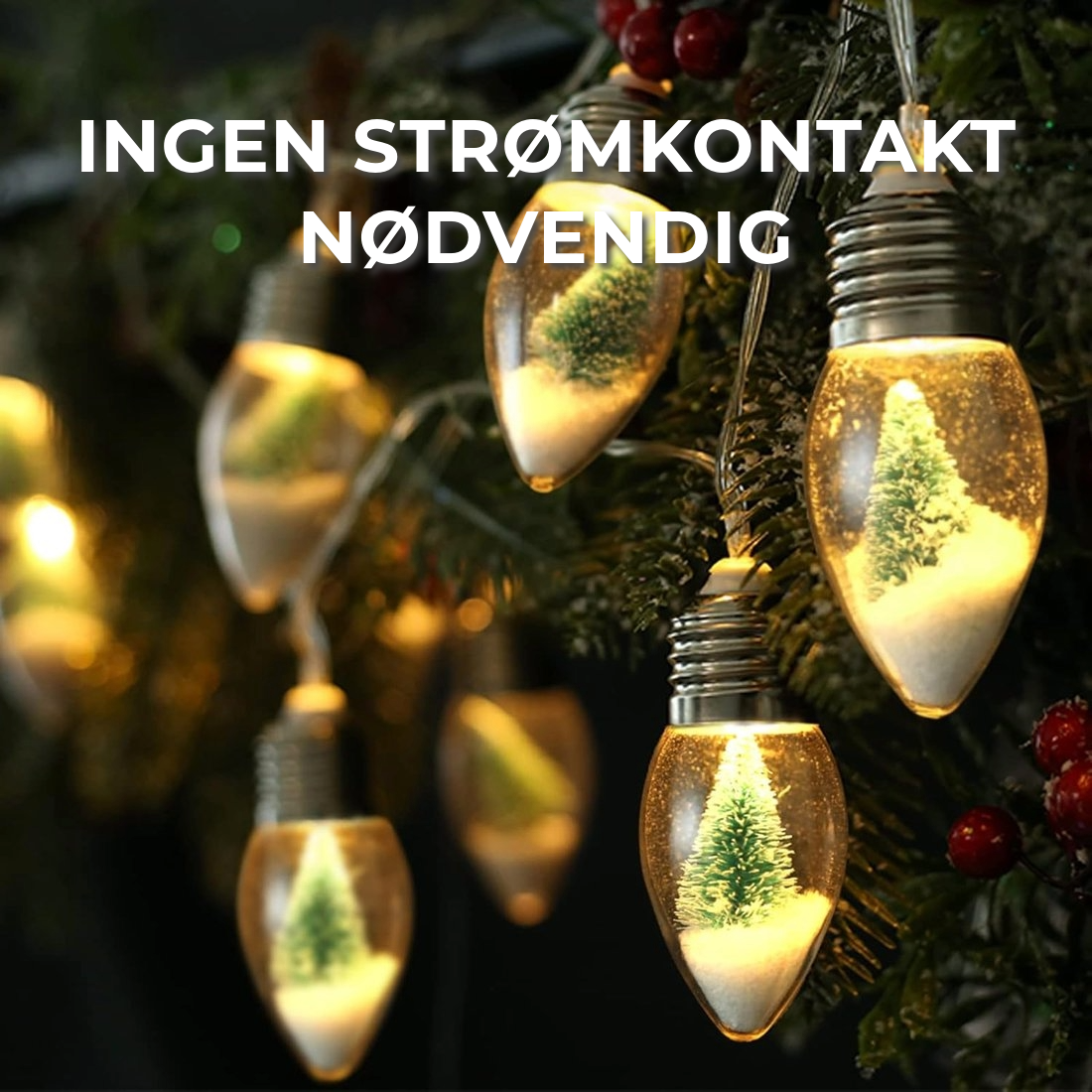 Stemningsfull julebelysning
