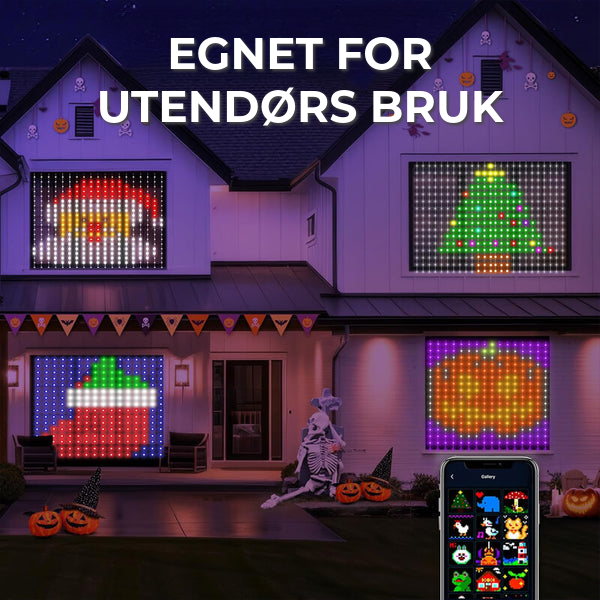 Smart LED-gardin