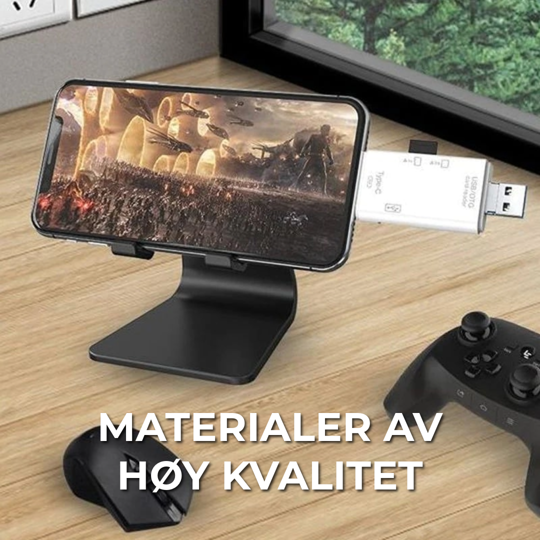 6-i-1 Multifunksjonell Kortleser