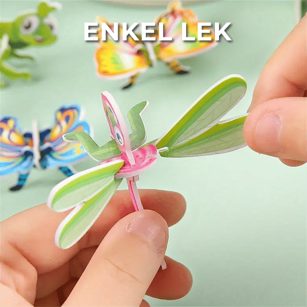 3D Tegneserie Puslesett | 25 Puslespill