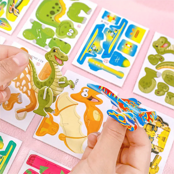 3D Tegneserie Puslesett | 25 Puslespill