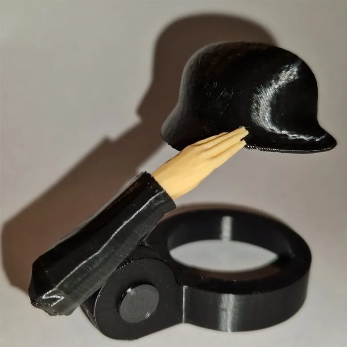 Soldat Ølflaskehjelm