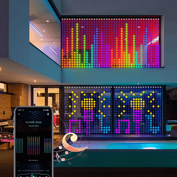 Smart LED-gardin