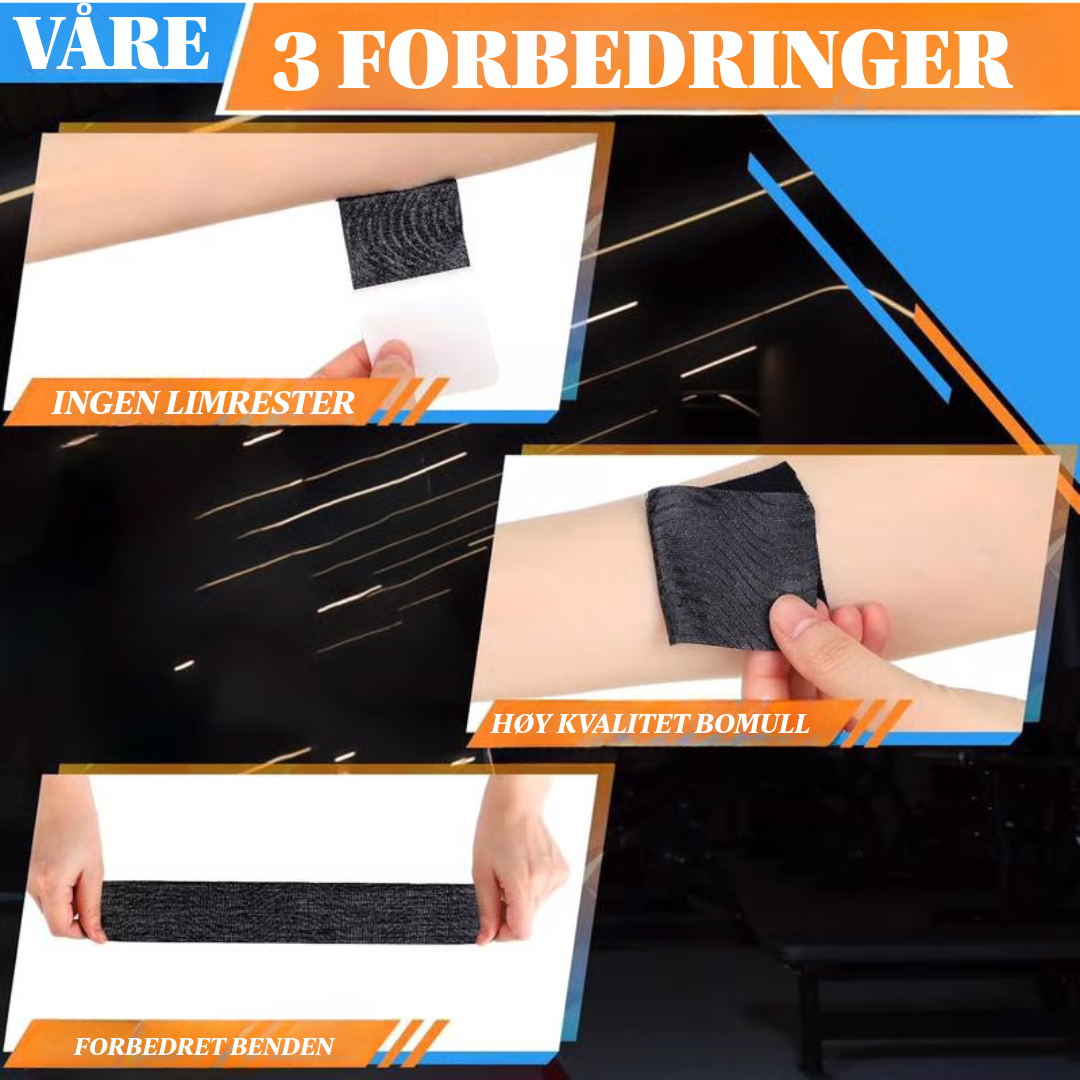 Forhåndskårne skulderbånd