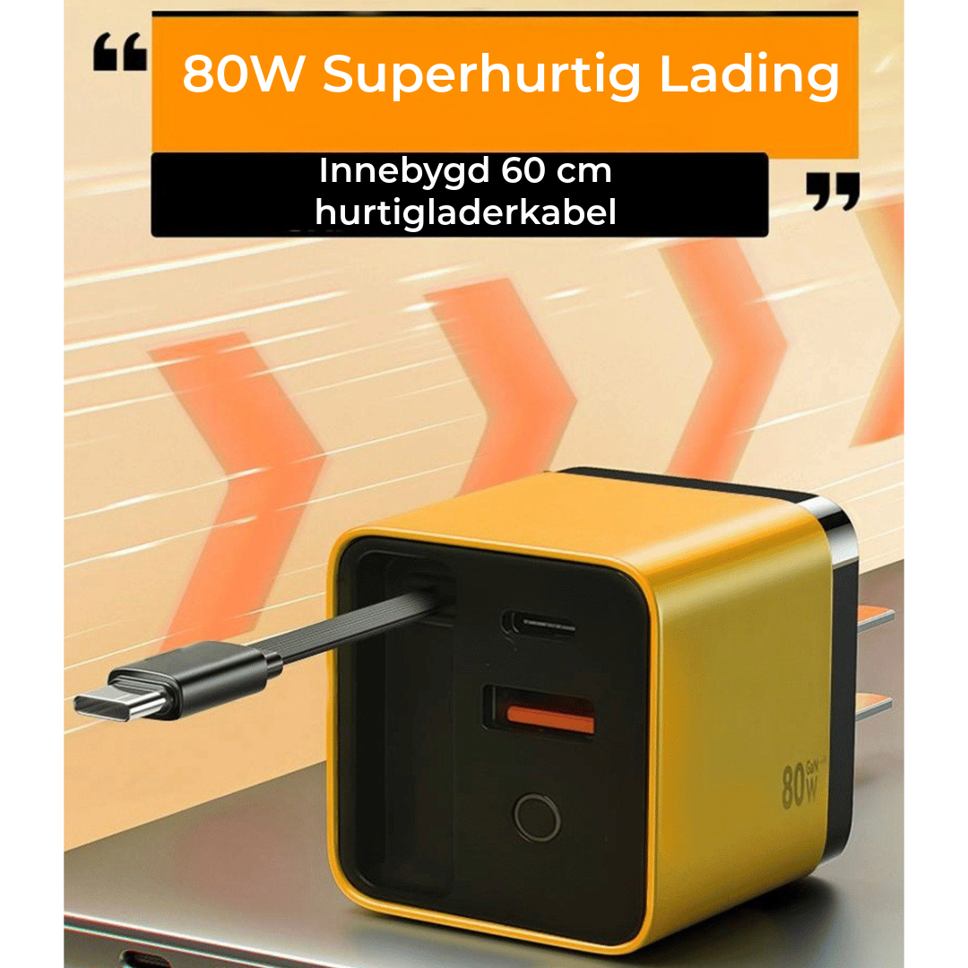 80W Hurtiglader