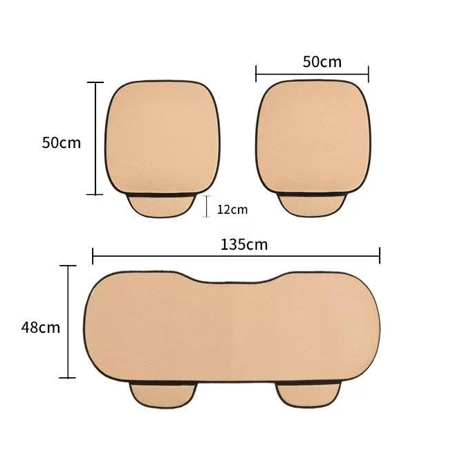 Ergonomisk Bilsetepute | Foran og Bak