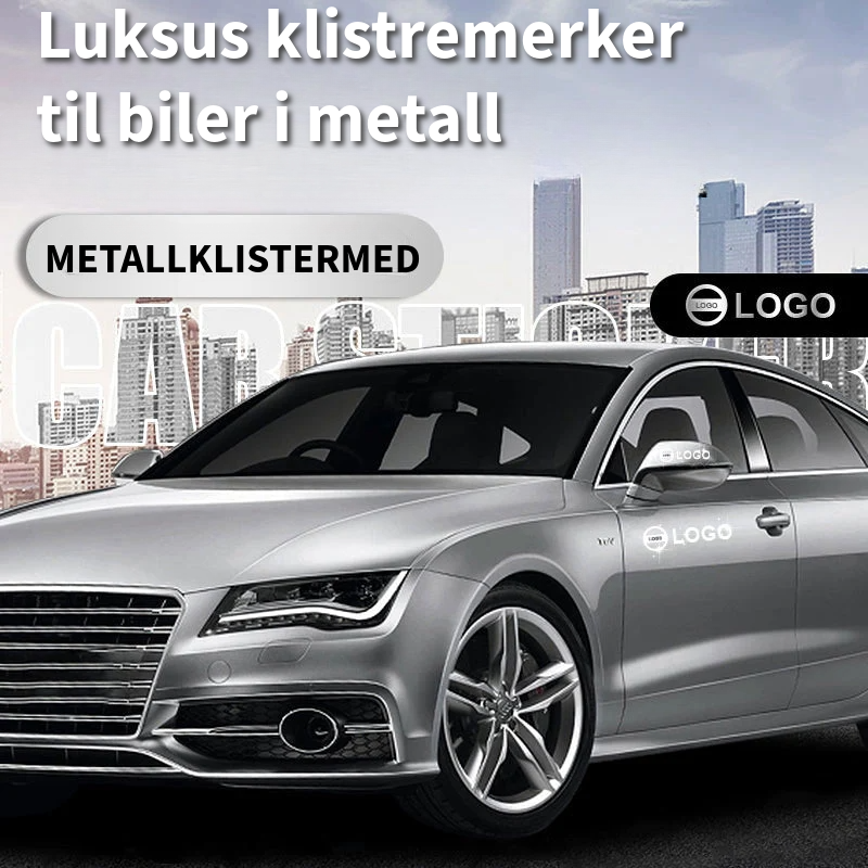 Luksuriøse Metallbilklistremerker