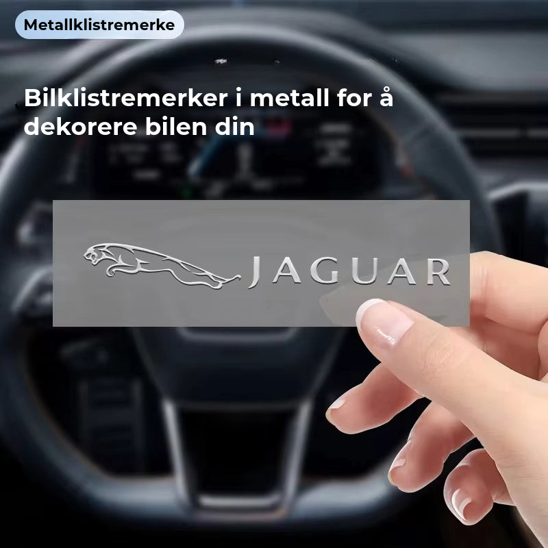 Luksuriøse Metallbilklistremerker