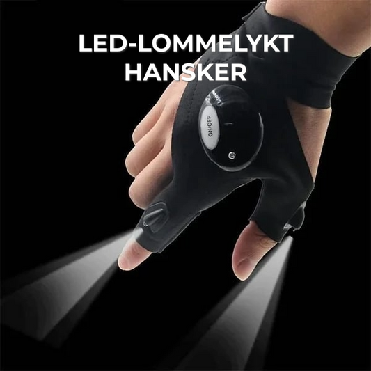 LED-lommelykt hansker