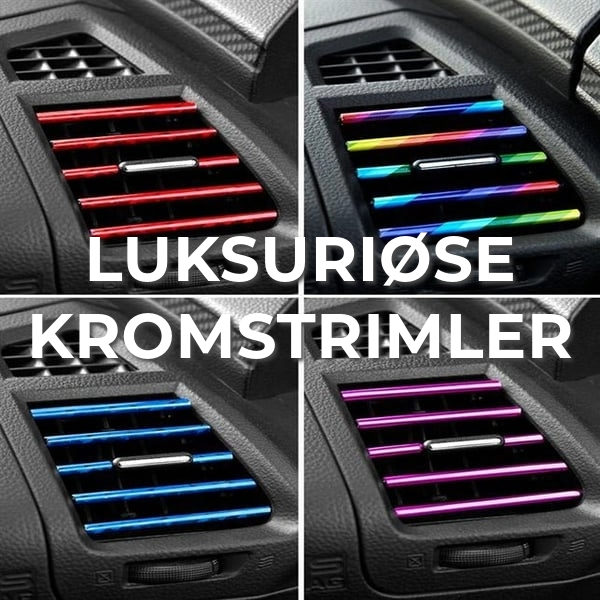 Luksuriøse Kromstrimler | [10 x 20cm]