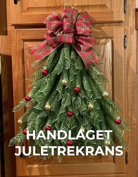 Håndlaget juletrekrans
