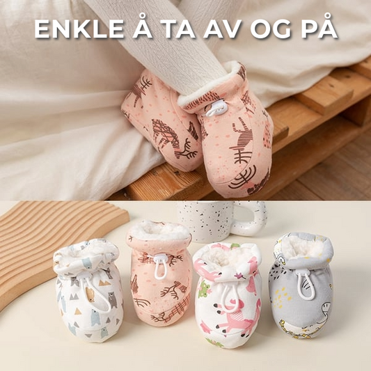 Søte barne tøfler