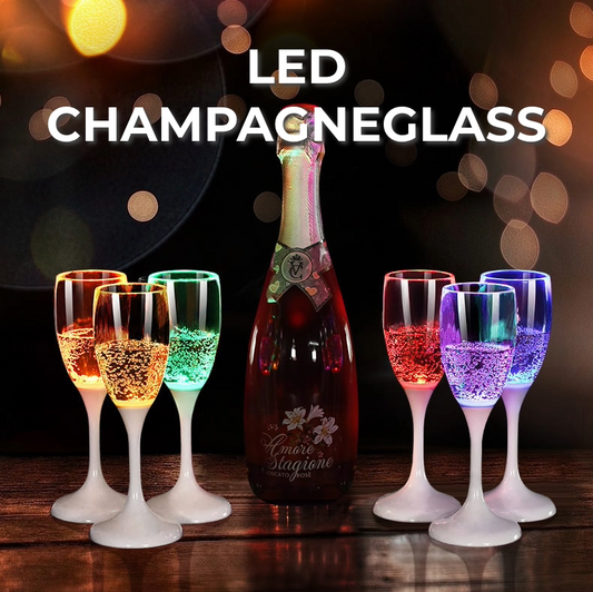 LED Champagneglass