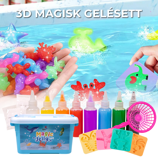 3D Magisk Gelésett